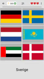 Flaggor från alla länder: Quiz screenshot