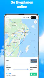 Flygplan live – Flygradar screenshot