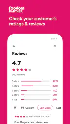foodora partner screenshot