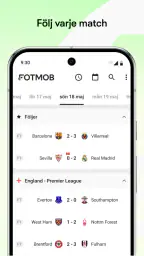 FotMob - Målservice fotboll screenshot