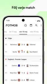 FotMob - Målservice fotboll screenshot