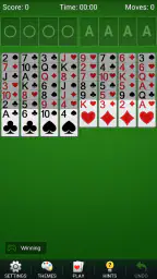 Freecell Patiens - kortspel screenshot