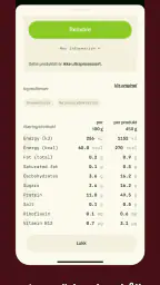 Frifor — Förstå vad du äter! screenshot