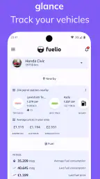 Fuelio: bränsle och kostnader screenshot