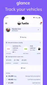 Fuelio: bränsle och kostnader screenshot