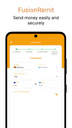 FusionRemit Remittance screenshot