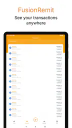FusionRemit Remittance screenshot