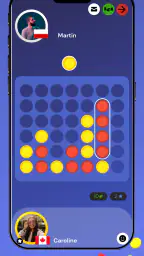 Fyra i rad - Online screenshot