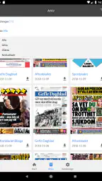 Gefle Dagblad e-tidning screenshot