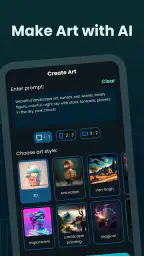 GenZArt: Fast AI Art Generator screenshot