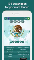 Geografi Quiz: Världens Länder screenshot