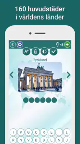 Geografi Quiz: Världens Länder screenshot