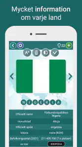 Geografi Quiz: Världens Länder screenshot