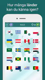 Geografi Quiz: Världens Länder screenshot
