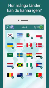 Geografi Quiz: Världens Länder screenshot