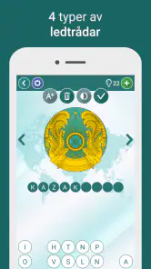 Geografi Quiz: Världens Länder screenshot