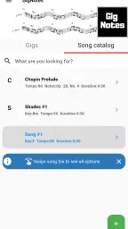 GigNotes – Songbook & Setlist screenshot