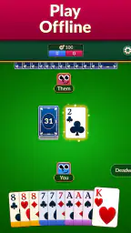 Gin Rummy: Klassiskt Kortspel screenshot