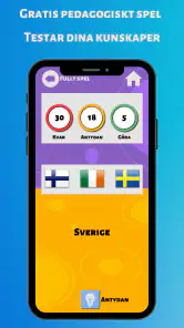 Gissa Flaggor i Världen spel screenshot
