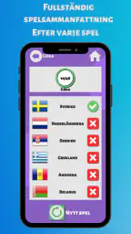 Gissa Flaggor i Världen spel screenshot