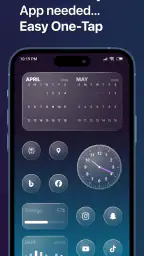 Glassy Widgets: Widget & Icons screenshot
