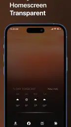 Glassy Widgets: Widget & Icons screenshot