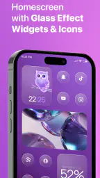 Glassy Widgets: Widget & Icons screenshot