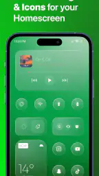 Glassy Widgets: Widget & Icons screenshot