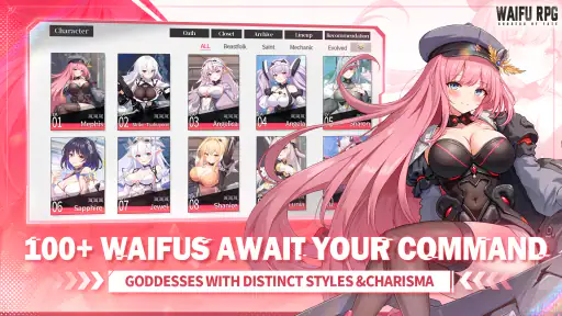 Goddess of Fate: Waifu RPG screenshot