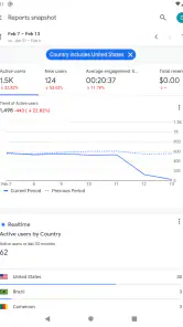 Google Analytics screenshot