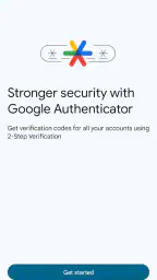 Google Authenticator screenshot