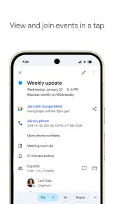 Google Kalender screenshot
