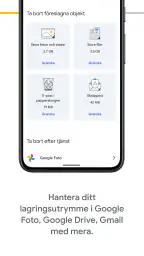 Google One screenshot