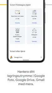 Google One screenshot