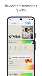 Google Presentationer screenshot