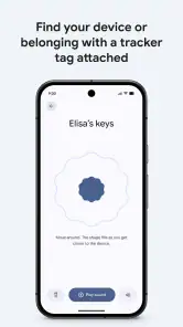 Googles Find Hub screenshot