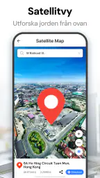GPS jorda satellit karta screenshot