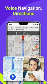 GPS, Kartor, Röstnavigation screenshot