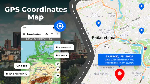 GPS-koordinater Karta screenshot