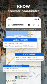 GPS-koordinater Karta screenshot