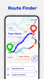 GPS-navigering screenshot
