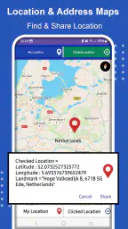 GPS-navigering Karta, trafik screenshot