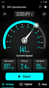 GPS Speedometer : Vägmätare screenshot
