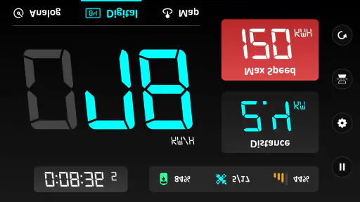 GPS Speedometer : Vägmätare screenshot