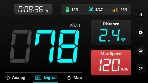 GPS Speedometer : Vägmätare screenshot