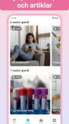 Graviditet + | tracker app screenshot