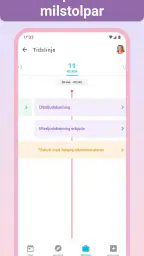 Graviditet + | tracker app screenshot