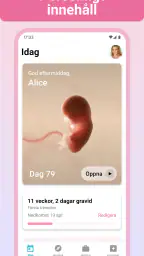 Graviditet + | tracker app screenshot