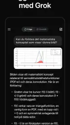 Grok: AI chat på svenska screenshot