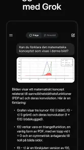 Grok: AI chat på svenska screenshot